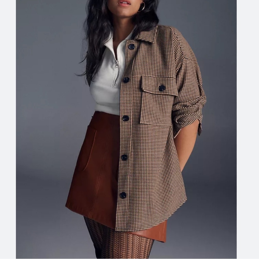 NWOT Anthro Oversized Shacket